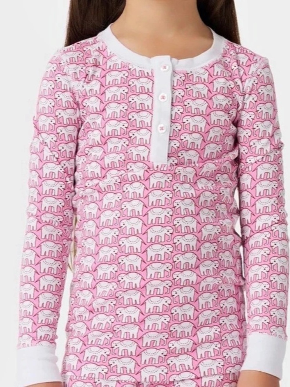 Roller Rabbit Long Sleeve Elephant Print Tee Size 4 Years Like New